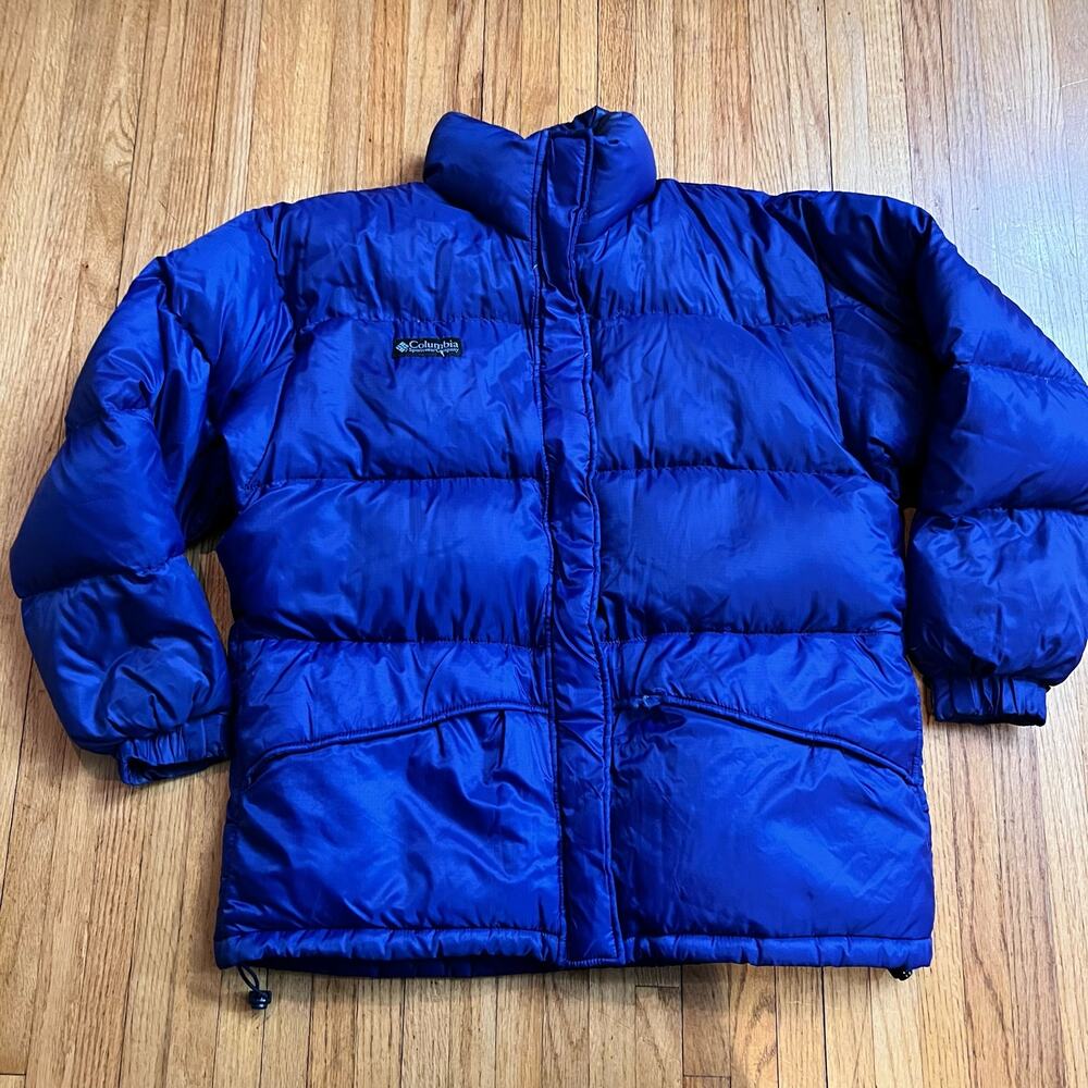 Columbia Coat Womens Large Down Puffer Jacket Purple